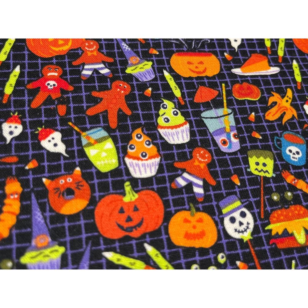 Happy Candy Halloween Treats Cotton Fabric 2/3 yd | Destash - Picture 2 of 3